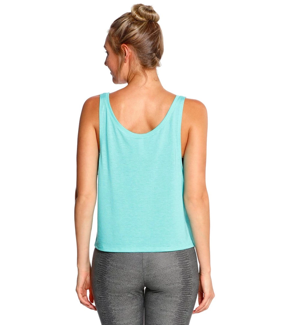 Bella + Canvas Flowy Boxy Workout Tank Top Teal 5 Bella + Canvas Flowy Boxy Workout Tank Top Teal