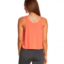 Bella + Canvas Flowy Boxy Workout Tank Top Coral