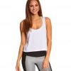 Bella + Canvas Flowy Boxy Workout Tank Top White