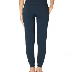 Beyond Yoga Cozy Fleece Foldover Long Sweatpant Joggers Nocturnal Navy