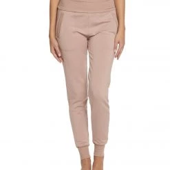 CLOTHING Beyond Yoga Cozy Fleece Foldover Long Sweatpant Joggers Brazen Blush