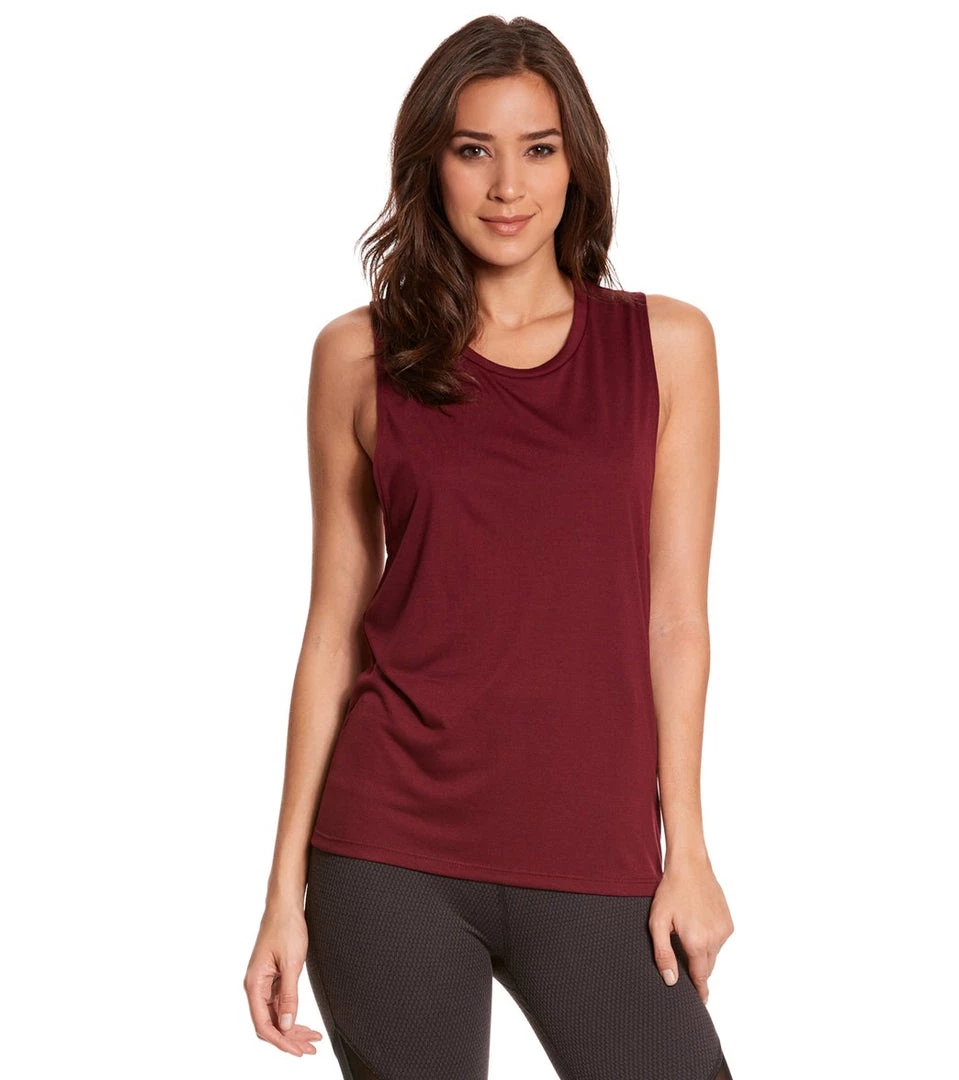 Bella + Canvas Flowy Scoop Workout Muscle Tee Maroon CLOTHING 3 Bella + Canvas Flowy Scoop Workout Muscle Tee Maroon CLOTHING