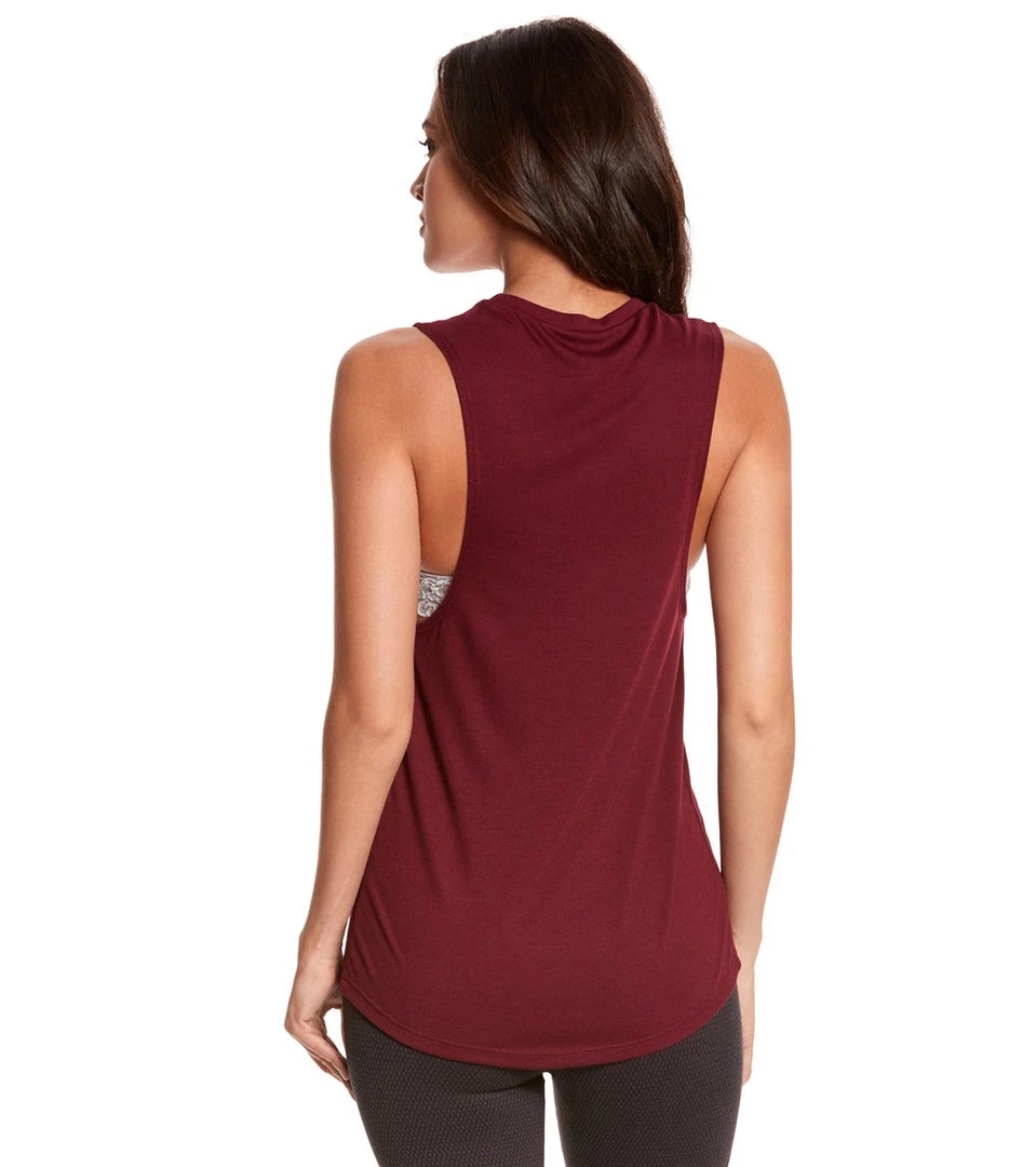 Bella + Canvas Flowy Scoop Workout Muscle Tee Maroon CLOTHING 5 Bella + Canvas Flowy Scoop Workout Muscle Tee Maroon CLOTHING