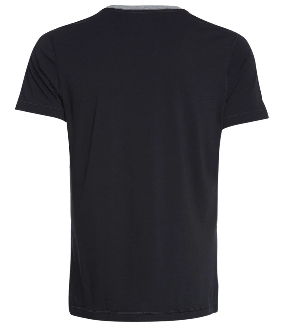 Vuori Men's Tuvalu Stretch Tee Black/Gray 4 Vuori Men's Tuvalu Stretch Tee Black/Gray