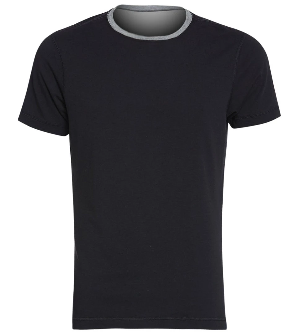 Vuori Men's Tuvalu Stretch Tee Black/Gray 6 Vuori Men's Tuvalu Stretch Tee Black/Gray