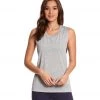 Bella + Canvas Flowy Scoop Workout Muscle Tee Athletic Heather