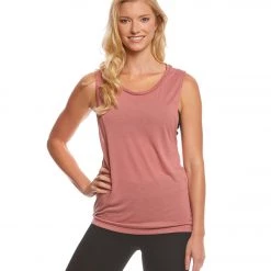 CLOTHING Bella + Canvas Flowy Scoop Workout Muscle Tee Mauve