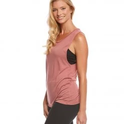 CLOTHING Bella + Canvas Flowy Scoop Workout Muscle Tee Mauve