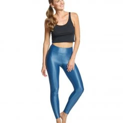 CLOTHING KORAL Lustrous High Rise Yoga Leggings Denim