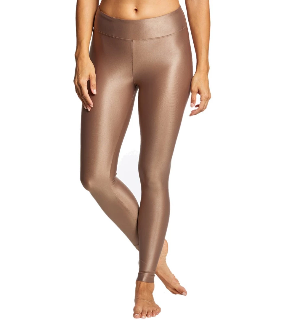 CLOTHING KORAL Lustrous High Rise Yoga Leggings Caramel 3 CLOTHING KORAL Lustrous High Rise Yoga Leggings Caramel