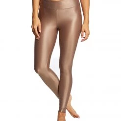 CLOTHING KORAL Lustrous High Rise Yoga Leggings Caramel 13 CLOTHING KORAL Lustrous High Rise Yoga Leggings Caramel