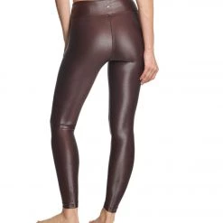 KORAL Lustrous High Rise Yoga Leggings Chocolate 10 KORAL Lustrous High Rise Yoga Leggings Chocolate