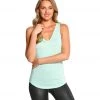 Bella + Canvas Flowy V-Neck Workout Tank Top Mint 1 Bella + Canvas Flowy V-Neck Workout Tank Top Mint