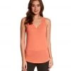 CLOTHING Bella + Canvas Flowy V-Neck Workout Tank Top Coral