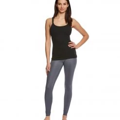 CLOTHING Beyond Yoga Live Free Or Tie Hard Yoga Support Tank Jet Black