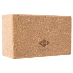 Halfmoon Cork Yoga Block 3.5 Inch YOGA MATS & PROPS