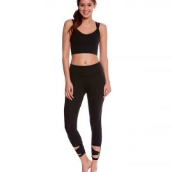 Beyond Yoga Live Free Or Tie Hard Yoga Leggings Jet Black