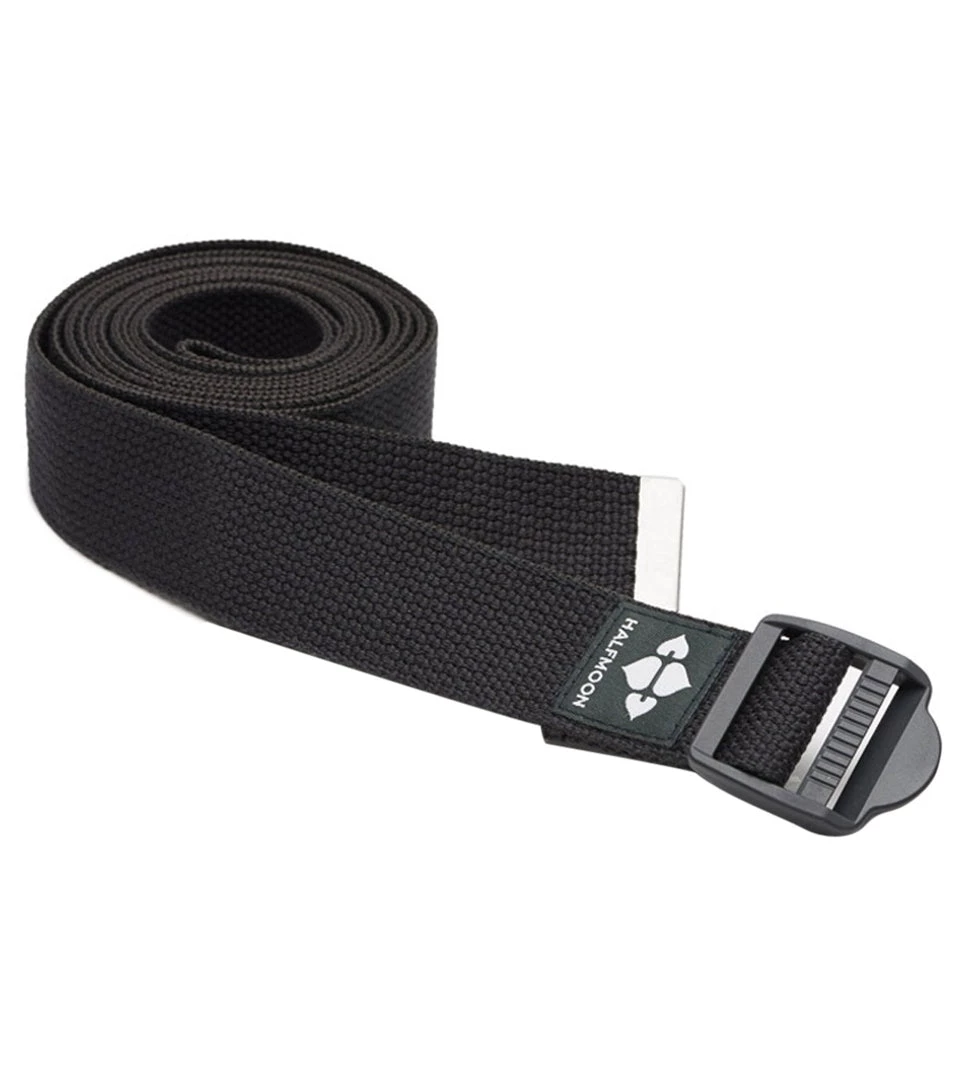 Halfmoon 6' Essential Yoga Strap Charcoal 4 Halfmoon 6' Essential Yoga Strap Charcoal