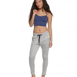 Free People Seamless Skinny Strap Crop Top Navy