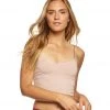 Free People Seamless Skinny Strap Crop Top Ballet CLOTHING