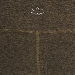 NEW ARRIVALS Beyond Yoga Spacedye High Waisted Yoga Capris Black/Aviator Green