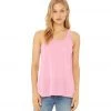 CLOTHING Bella + Canvas Flowy Racerback Workout Tank Top Lilac