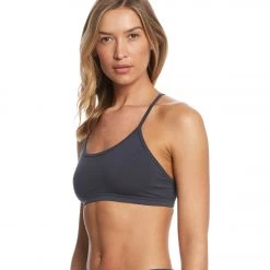 CLOTHING Hard Tail Diamond Back Layer Bra Dark Knight