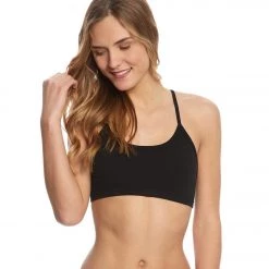 Hard Tail Diamond Back Layer Bra Black