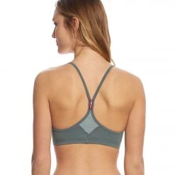CLOTHING Hard Tail Diamond Back Layer Bra Juniper