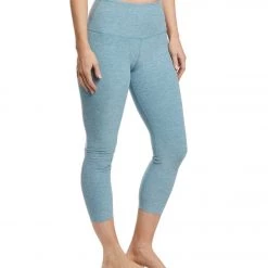 Beyond Yoga Spacedye High Waisted Yoga Capris Blue Crush/Sky Blue