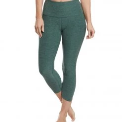 Beyond Yoga Spacedye High Waisted Yoga Capris Aloha Green/Dark Tropic NEW ARRIVALS