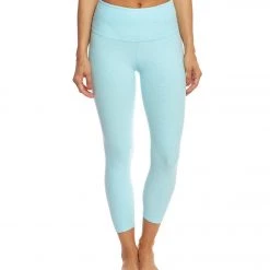 Beyond Yoga Spacedye High Waisted Yoga Capris White-Tahini Teal NEW ARRIVALS