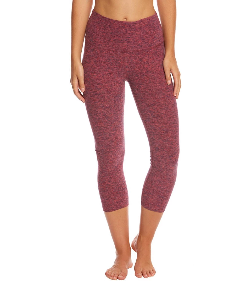 Beyond Yoga Spacedye High Waisted Yoga Capris Imperial Rose/Valor Navy 3 Beyond Yoga Spacedye High Waisted Yoga Capris Imperial Rose/Valor Navy