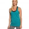 Bella + Canvas Triblend Racerback Workout Tank Top Teal Triblend CLOTHING