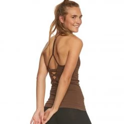 Hard Tail IKat V Back Support Tank Truffle CLOTHING