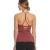 Hard Tail IKat V Back Support Tank Smokey Rose CLOTHING