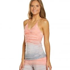 Hard Tail IKat V Back Support Tank Wildflower Rainbow Horizon CLOTHING