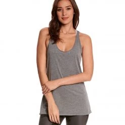 Bella + Canvas Triblend Racerback Workout Tank Top Grey Triblend