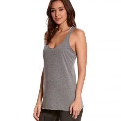 Bella + Canvas Triblend Racerback Workout Tank Top Grey Triblend