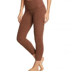Beyond Yoga Spacedye High Waisted Yoga Capris Red Rock/Tumbleweed