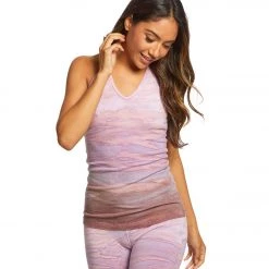 Hard Tail IKat V Back Support Tank Lavender Rainbow Horizon CLOTHING 10 Hard Tail IKat V Back Support Tank Lavender Rainbow Horizon CLOTHING