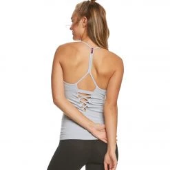 CLOTHING Hard Tail IKat V Back Support Tank Dove