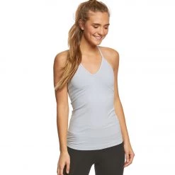 CLOTHING Hard Tail IKat V Back Support Tank Dove