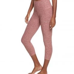 Beyond Yoga Spacedye High Waisted Yoga Capris White/Spiced Cider