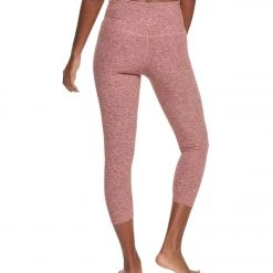 Beyond Yoga Spacedye High Waisted Yoga Capris White/Spiced Cider
