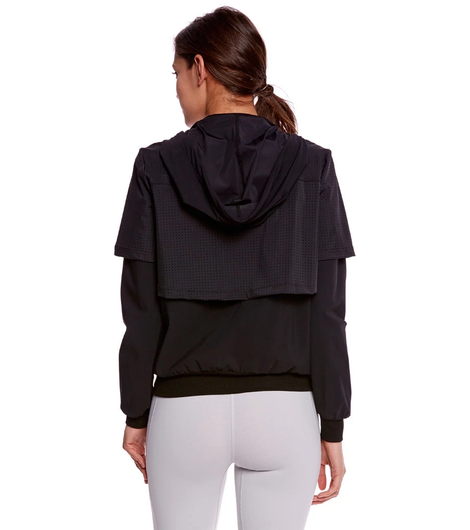 Beyond Yoga Picture Perforated After Workout Jacket Black CLOTHING 5 Beyond Yoga Picture Perforated After Workout Jacket Black CLOTHING