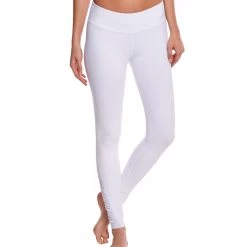 CLOTHING Beyond Yoga Down The Line Yoga Leggings White