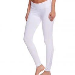 CLOTHING Beyond Yoga Down The Line Yoga Leggings White