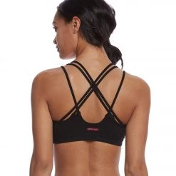 CLOTHING Hard Tail Tonal Strappy Bra Black
