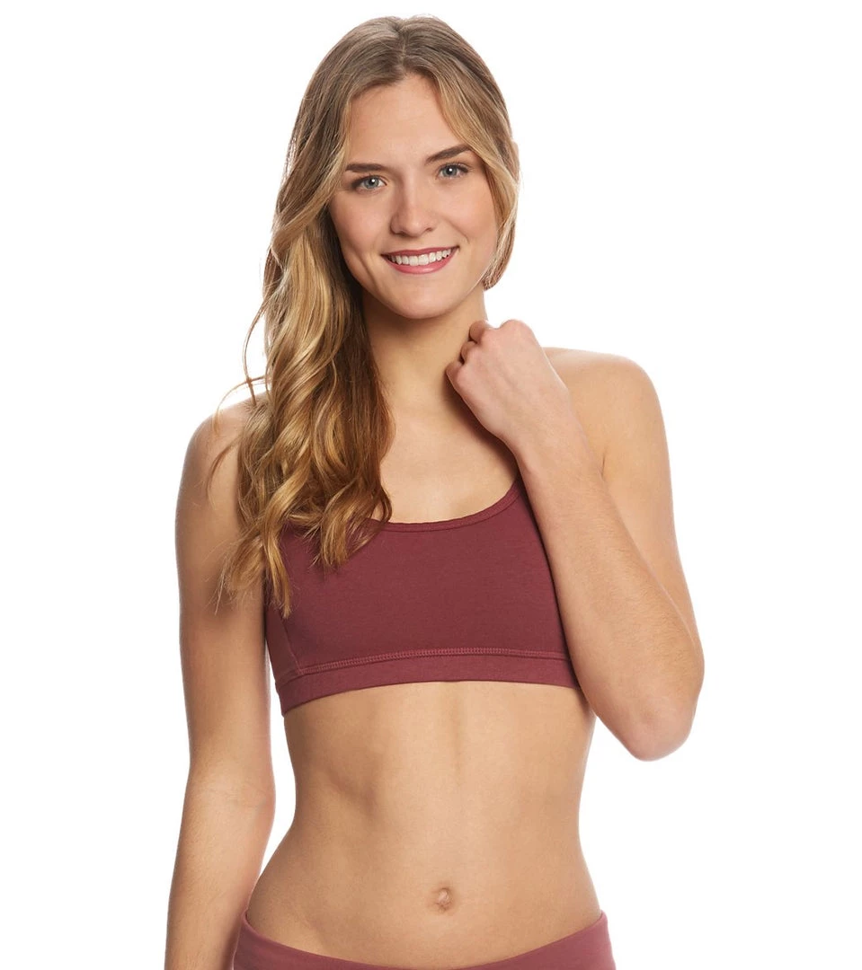 Hard Tail Tonal Strappy Bra Smokey Rose CLOTHING 4 Hard Tail Tonal Strappy Bra Smokey Rose CLOTHING